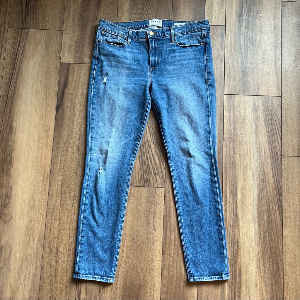 Frame Le Garon Denim Jeans Size 30 Mid-Rise Skinny